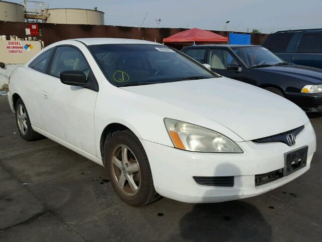 1HGCM72515A018710 - 2005 HONDA ACCORD LX WHITE photo 1