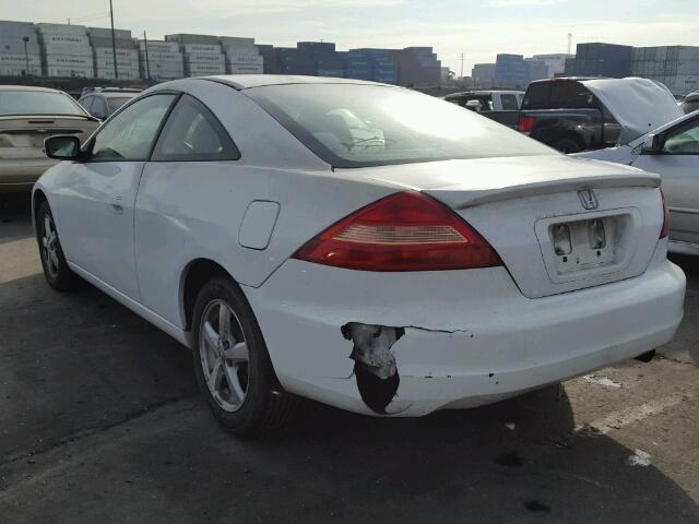 1HGCM72515A018710 - 2005 HONDA ACCORD LX WHITE photo 3