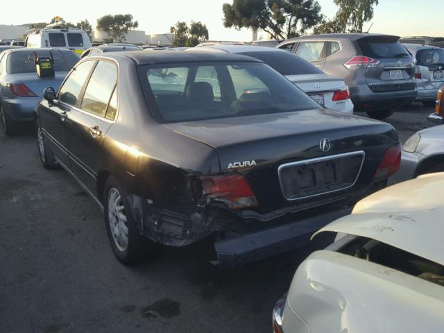 JH4KA9656WC000846 - 1998 ACURA 3.5RL BLACK photo 3