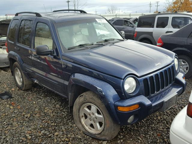 1J4GL58K92W286675 - 2002 JEEP LIBERTY LI BLUE photo 1
