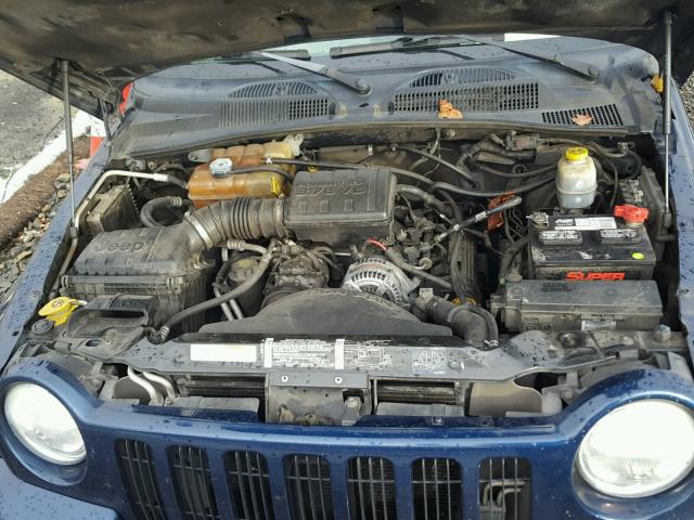 1J4GL58K92W286675 - 2002 JEEP LIBERTY LI BLUE photo 7