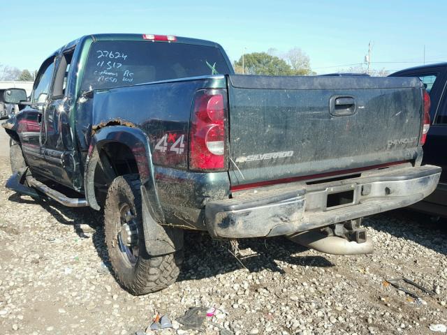 1GCHK29284E403021 - 2004 CHEVROLET SILVERADO GREEN photo 3