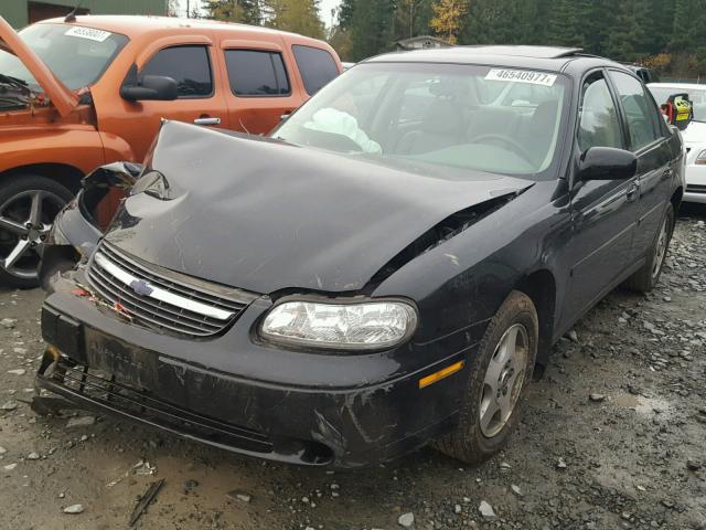 1G1NE52J82M621565 - 2002 CHEVROLET MALIBU LS შავი ფოტო 2