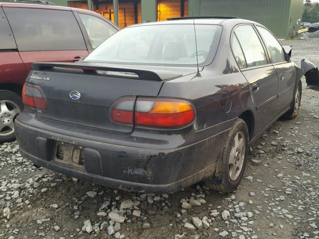 1G1NE52J82M621565 - 2002 CHEVROLET MALIBU LS შავი ფოტო 4