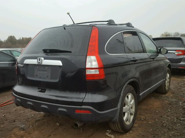 5J6RE48747L015010 - 2007 HONDA CR-V EXL BLACK photo 4