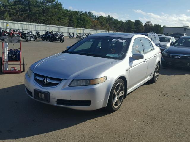 19UUA662X5A032256 - 2005 ACURA TL SILVER photo 2