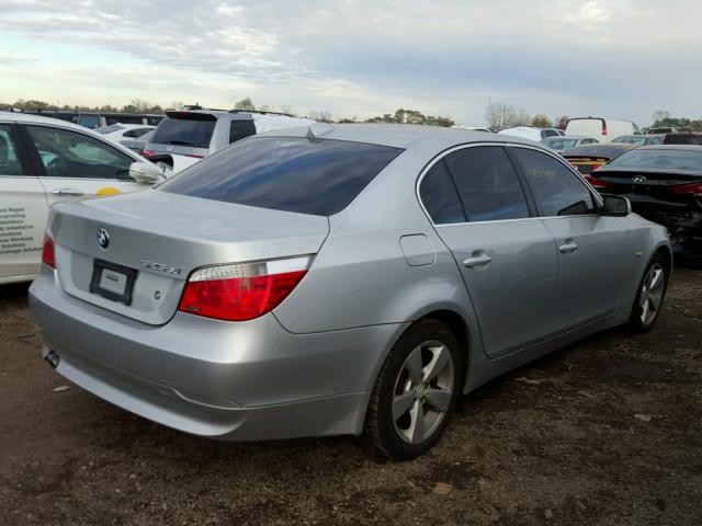 WBANF335X7CS40188 - 2007 BMW 525 XI SILVER photo 4