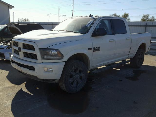 3C63R3EJ9GG263817 - 2016 RAM 3500 LARAM WHITE photo 2