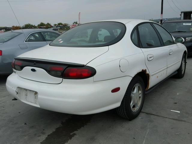 1FAFP52S4WG263647 - 1998 FORD TAURUS LX WHITE photo 4