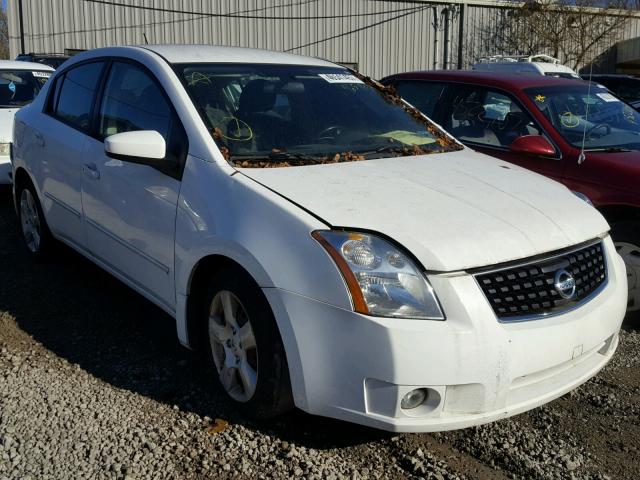 3N1AB61E18L638206 - 2008 NISSAN SENTRA WHITE photo 1