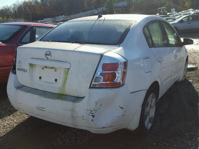 3N1AB61E18L638206 - 2008 NISSAN SENTRA WHITE photo 4