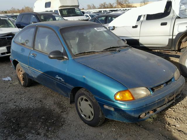 KNJLT07H0S6155984 - 1995 FORD ASPIRE SE GREEN photo 1