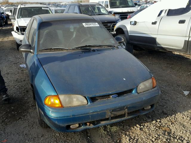 KNJLT07H0S6155984 - 1995 FORD ASPIRE SE GREEN photo 9