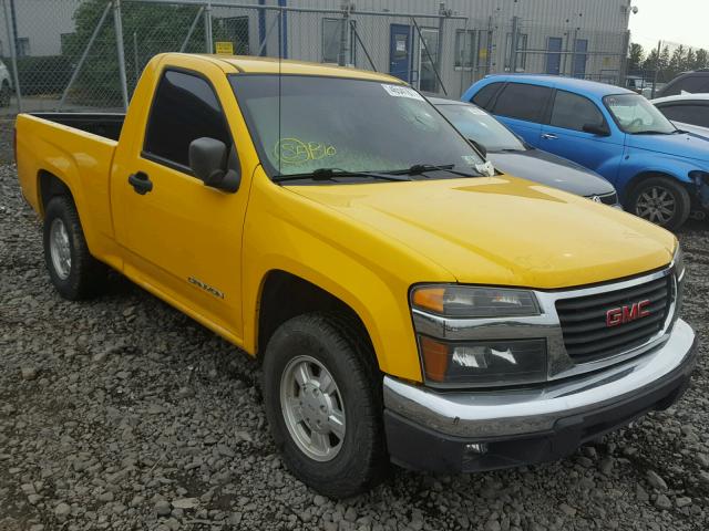 1GTCS148558275014 - 2005 GMC CANYON YELLOW photo 1