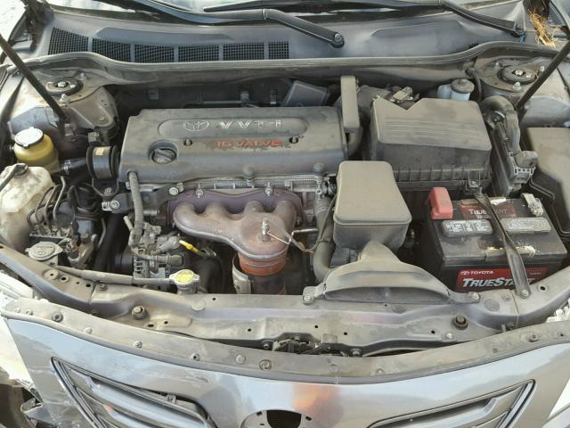 4T4BE46K79R119570 - 2009 TOYOTA CAMRY BASE GRAY photo 7