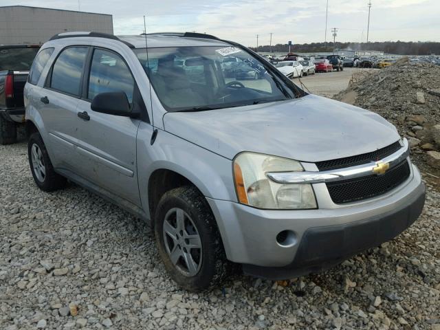 2CNDL13F766041218 - 2006 CHEVROLET EQUINOX SILVER photo 1