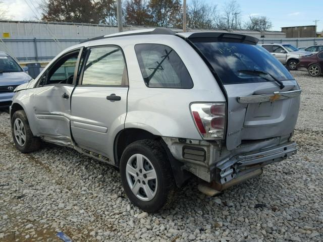 2CNDL13F766041218 - 2006 CHEVROLET EQUINOX SILVER photo 3