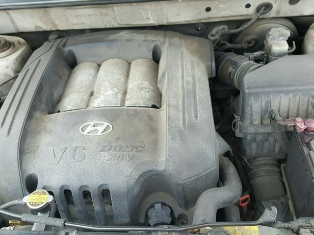 KM8SC13D92U152158 - 2002 HYUNDAI SANTA FE G SILVER photo 7