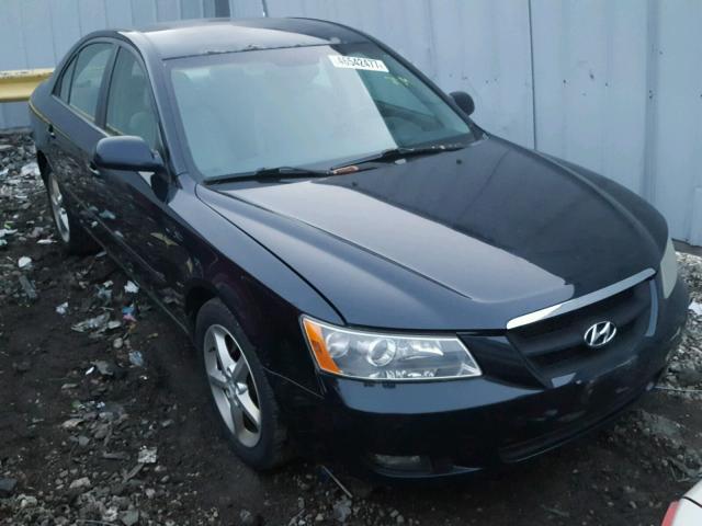 5NPEU46F17H225697 - 2007 HYUNDAI SONATA SE BLUE photo 1