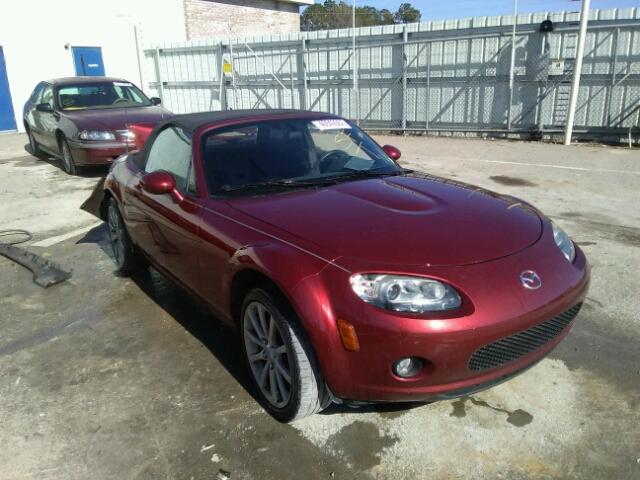 JM1NC25F980144339 - 2008 MAZDA MX-5 MIATA RED photo 1