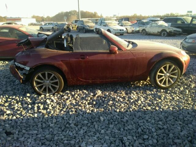 JM1NC25F980144339 - 2008 MAZDA MX-5 MIATA RED photo 10