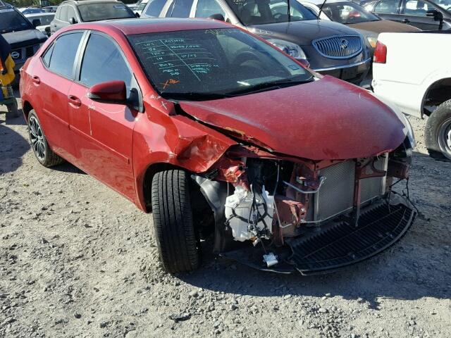 5YFBURHEXFP198991 - 2015 TOYOTA COROLLA L RED photo 1