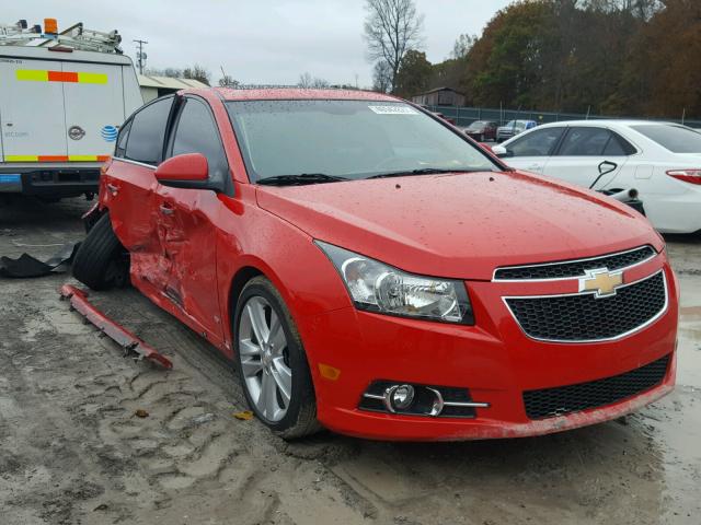 1G1PG5SB8E7455899 - 2014 CHEVROLET CRUZE LTZ RED photo 1