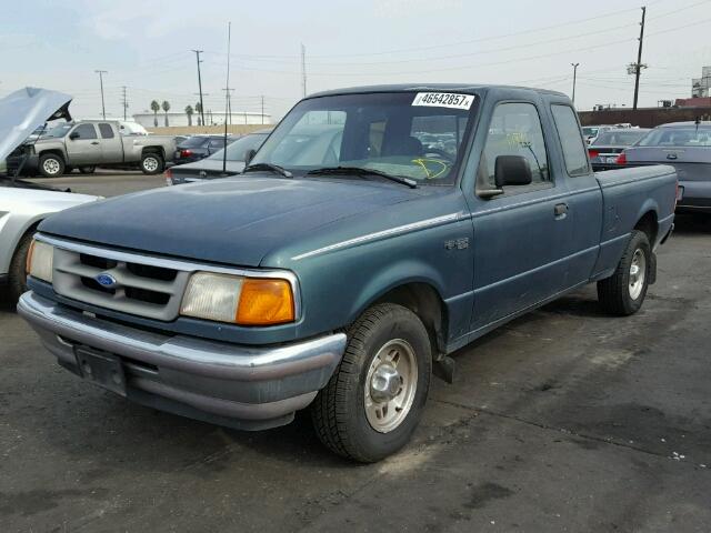 1FTCR14A7TPA30748 - 1996 FORD RANGER SUP GREEN photo 2