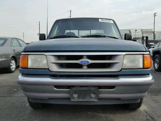 1FTCR14A7TPA30748 - 1996 FORD RANGER SUP GREEN photo 9