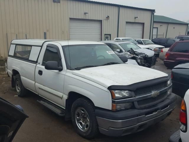 1GCEC14X84Z120673 - 2004 CHEVROLET SILVERADO WHITE photo 1