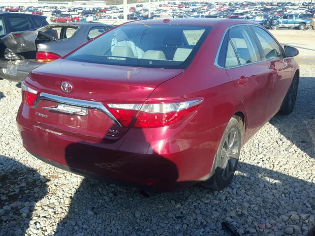 4T1BF1FK1FU887403 - 2015 TOYOTA CAMRY LE MAROON photo 4