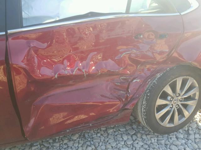 4T1BF1FK1FU887403 - 2015 TOYOTA CAMRY LE MAROON photo 9