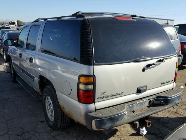 1GNFK16Z14J214583 - 2004 CHEVROLET SUBURBAN SILVER photo 3