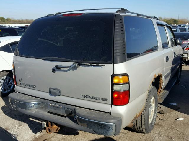 1GNFK16Z14J214583 - 2004 CHEVROLET SUBURBAN SILVER photo 4