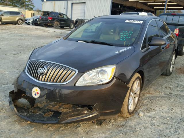 1G4PT5SV9D4211235 - 2013 BUICK VERANO PRE BROWN photo 2