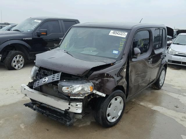 JN8AZ2KR6CT251307 - 2012 NISSAN CUBE BASE MAROON photo 2