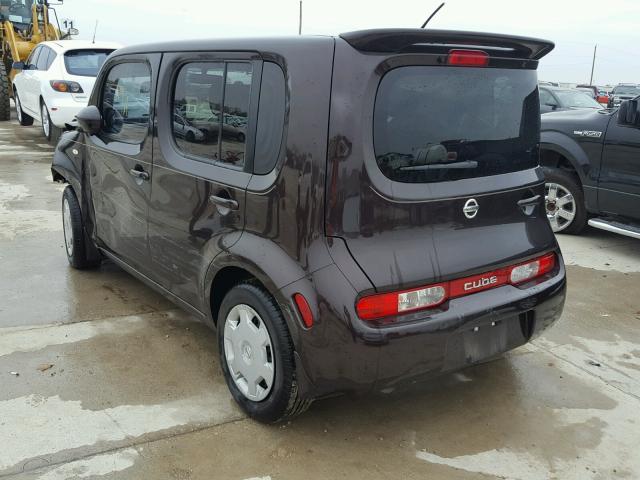 JN8AZ2KR6CT251307 - 2012 NISSAN CUBE BASE MAROON photo 3