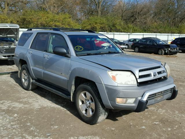 JTEBT14R530003359 - 2003 TOYOTA 4RUNNER SR SILVER photo 1