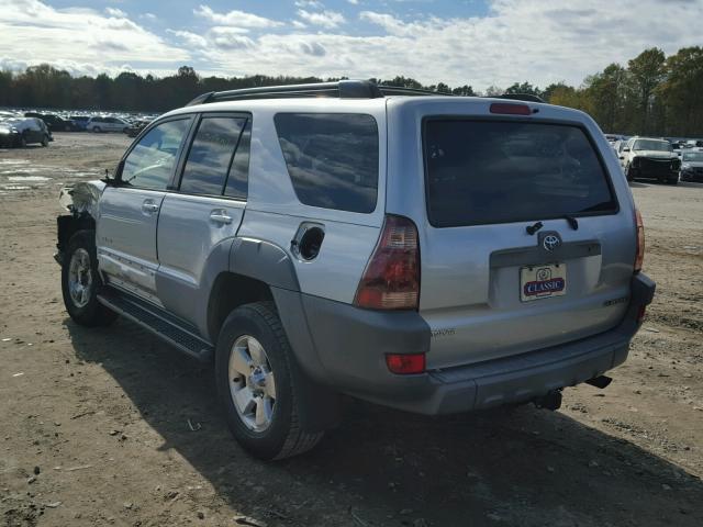 JTEBT14R530003359 - 2003 TOYOTA 4RUNNER SR SILVER photo 3