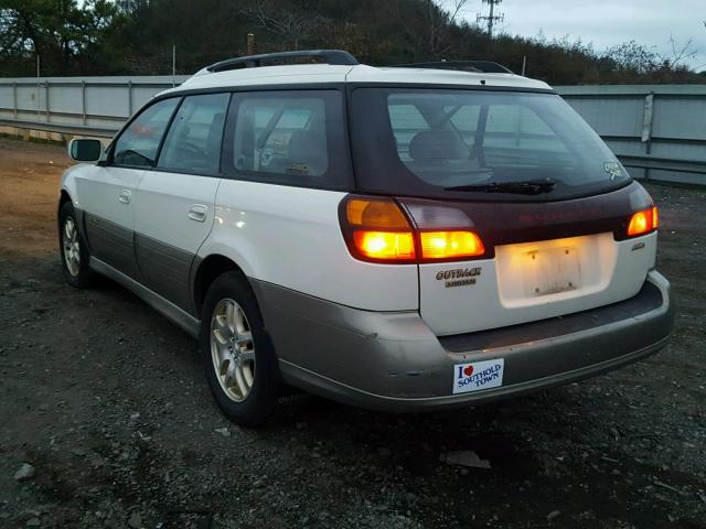 4S3BH686X37613039 - 2003 SUBARU LEGACY OUT WHITE photo 3