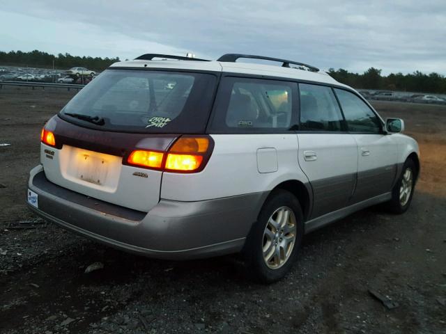 4S3BH686X37613039 - 2003 SUBARU LEGACY OUT WHITE photo 4