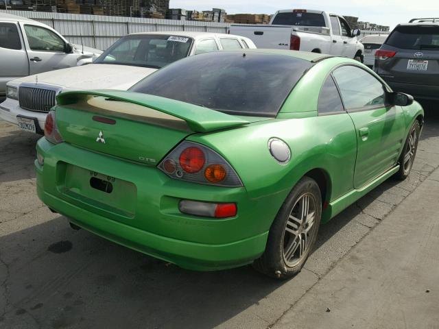 4A3AC74H23E034000 - 2003 MITSUBISHI ECLIPSE GREEN photo 4