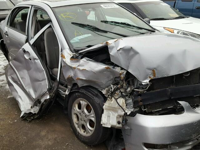 2T1BR32E27C825563 - 2007 TOYOTA COROLLA CE SILVER photo 9