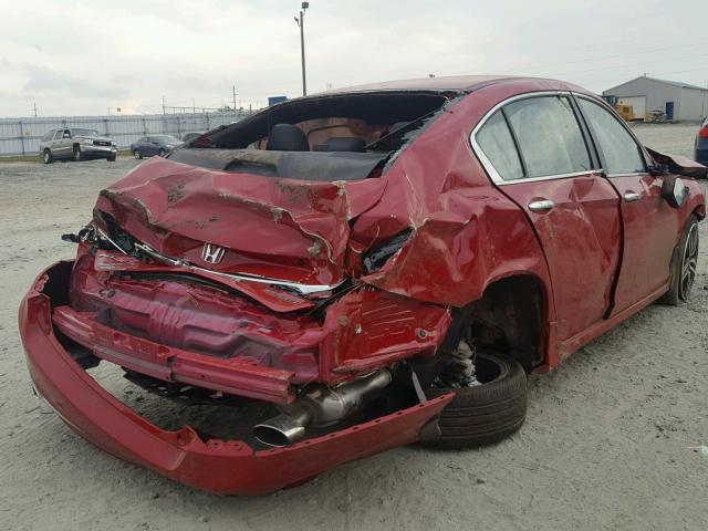 1HGCR2F52HA254513 - 2017 HONDA ACCORD SPO RED photo 4