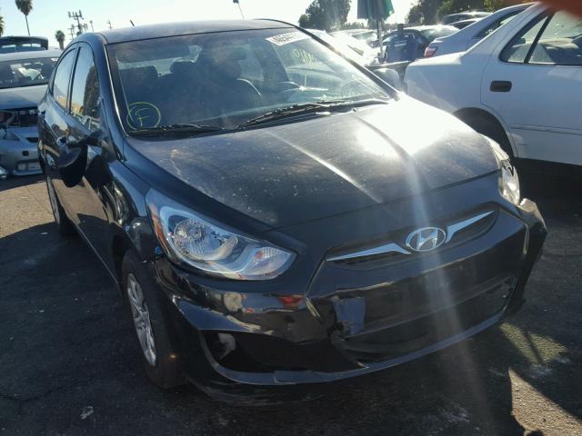 KMHCT4AE5DU462215 - 2013 HYUNDAI ACCENT GLS BLACK photo 1