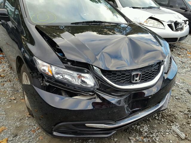 2HGFB2F55EH527720 - 2014 HONDA CIVIC LX BLACK photo 9