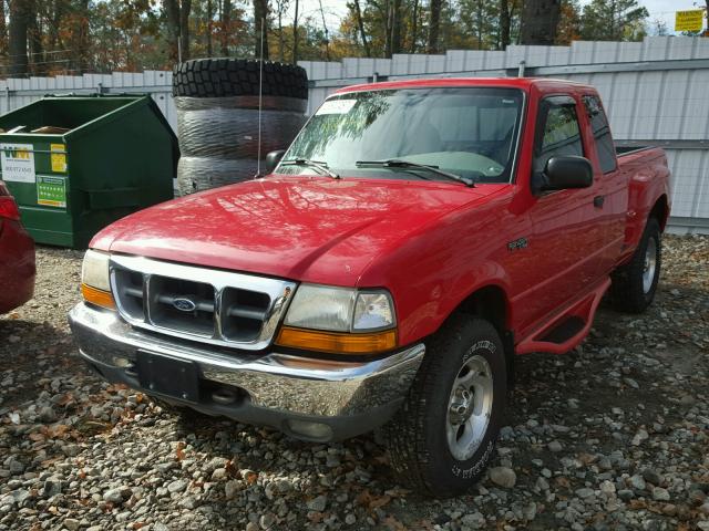 1FTZR15X8XTB04673 - 1999 FORD RANGER SUP RED photo 2