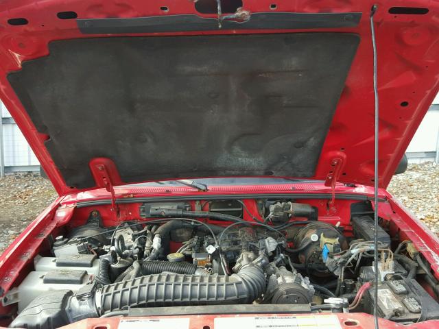 1FTZR15X8XTB04673 - 1999 FORD RANGER SUP RED photo 7