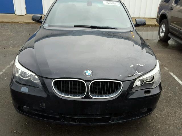 WBANB33514B113634 - 2004 BMW 545 BLACK photo 7