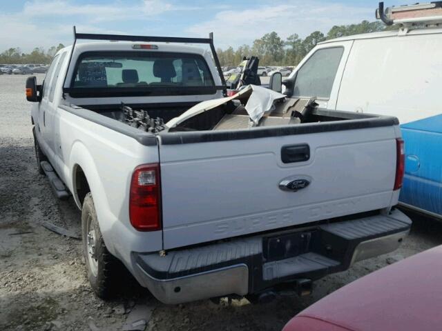 1FT7X2AT5FEA71320 - 2015 FORD F250 SUPER WHITE photo 3